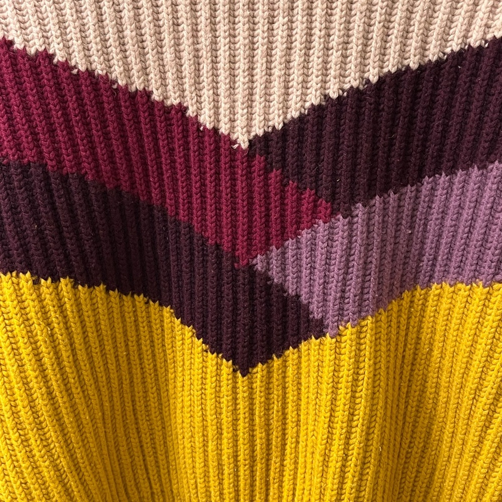 ba&sh Women's Colorful Thick Wool Sweater - Picture 4 of 7